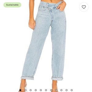 Agolde asymmetrical jeans size 27
